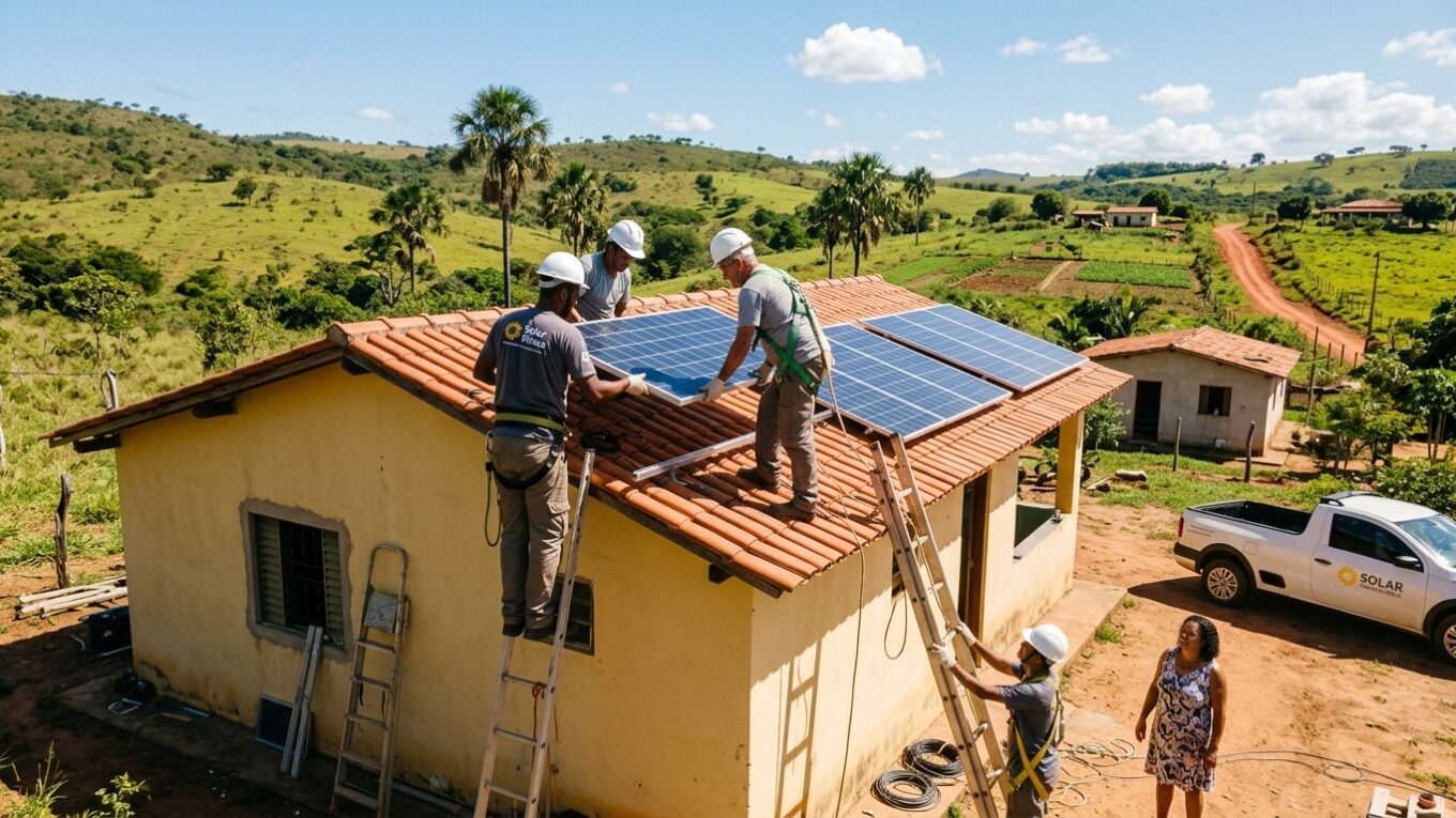 Kit Completo Energia Solar 1000 kWh Mês: On-Grid vs. Off-Grid, Qual o Melhor pra Você?