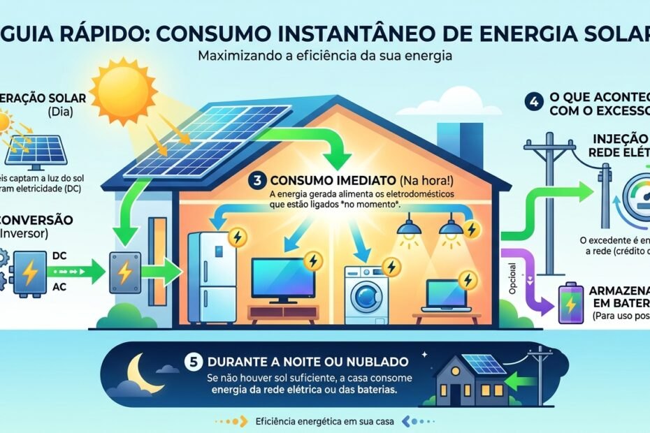 Consumo Instantâneo Energia Solar