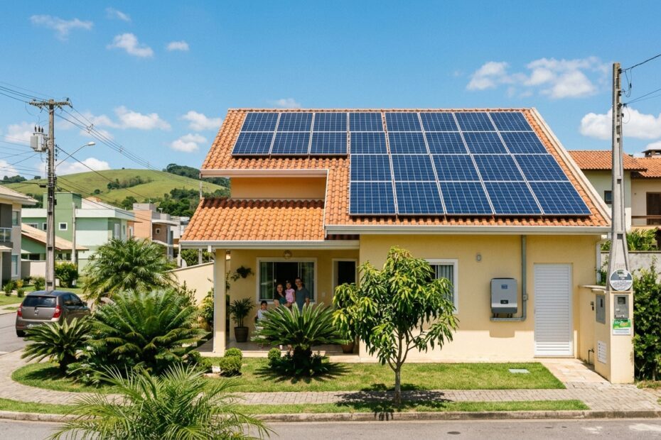 gerador de energia solar