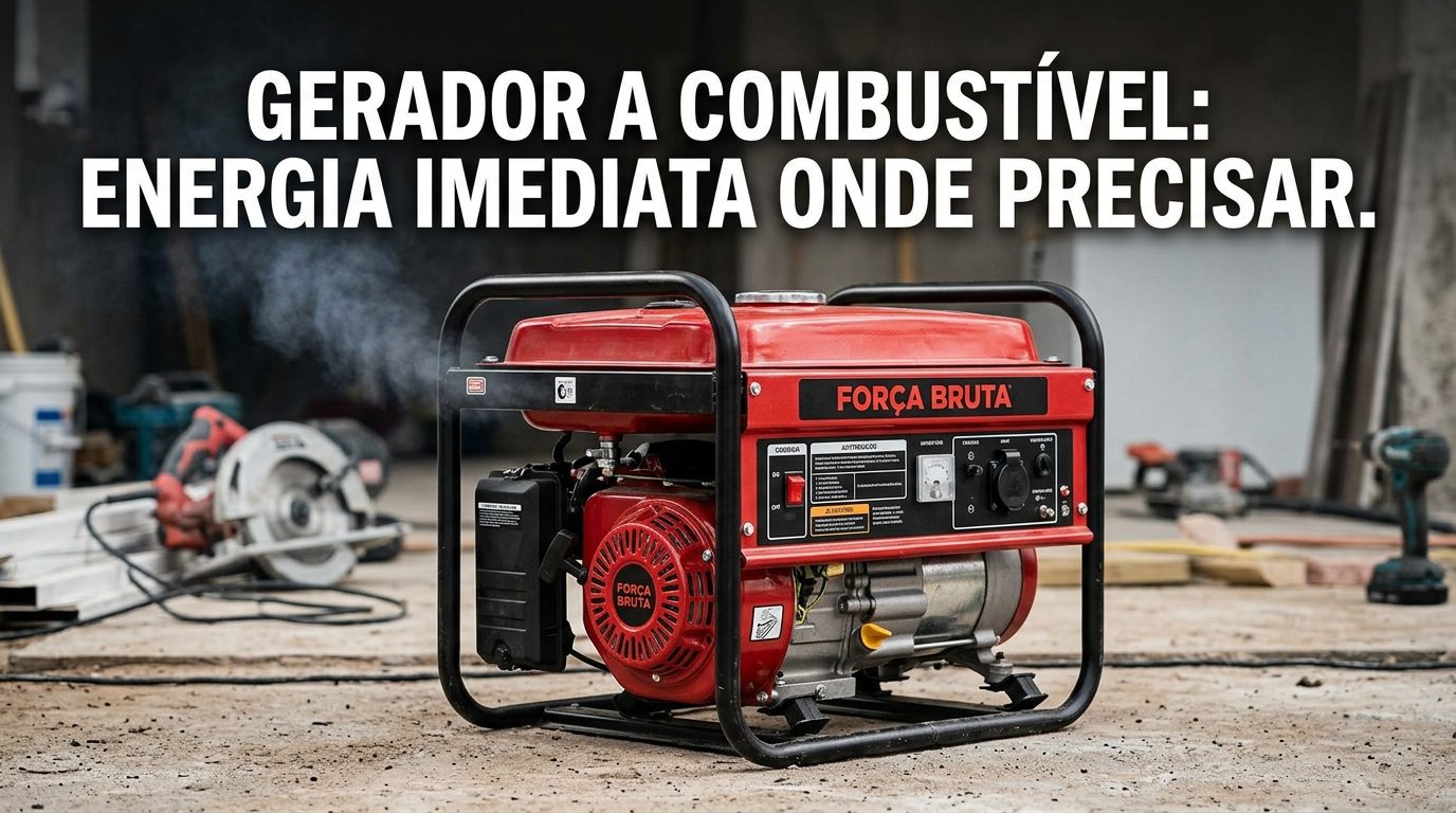Gerador de Energia Portátil: Solar vs. Combustível, Qual Vence?