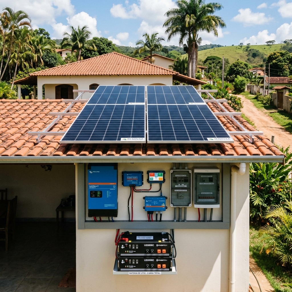 Como Escolher o Melhor Kit de Energia Solar Off Grid pra Casa