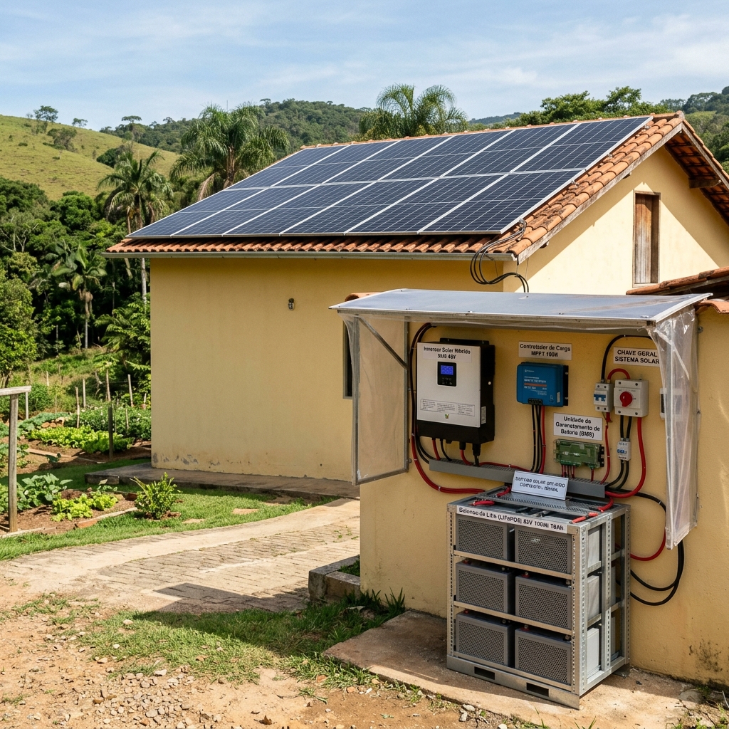 Como Escolher o Melhor Kit de Energia Solar Off Grid pra Casa