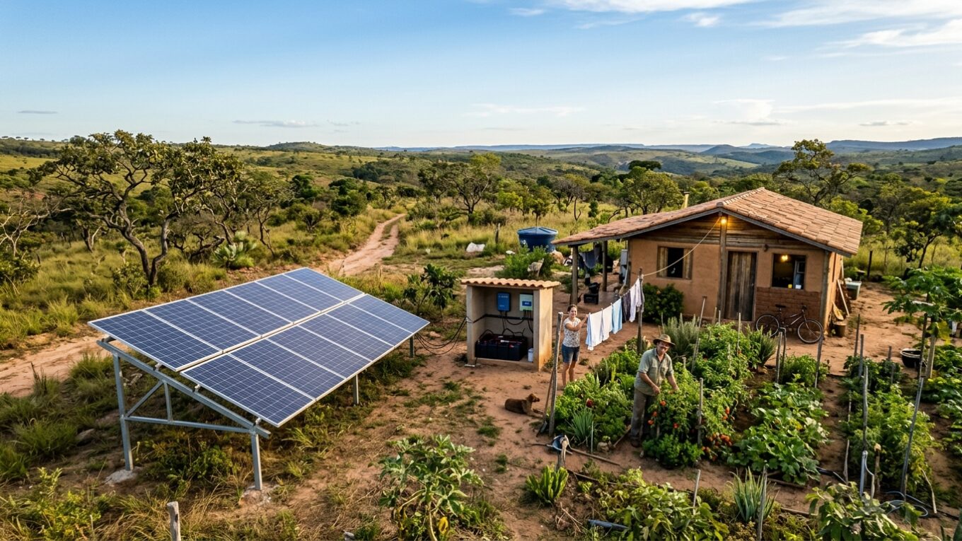 Kit Energia Solar Off Grid 500 kWh/mês: Solução Completa para Autonomia Total
