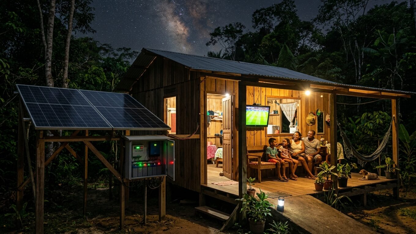 Kit Energia Solar Off Grid 500 kWh/mês: Solução Completa para Autonomia Total
