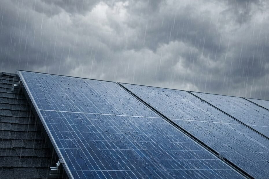Como Funciona a Energia Solar em Dias de Chuva