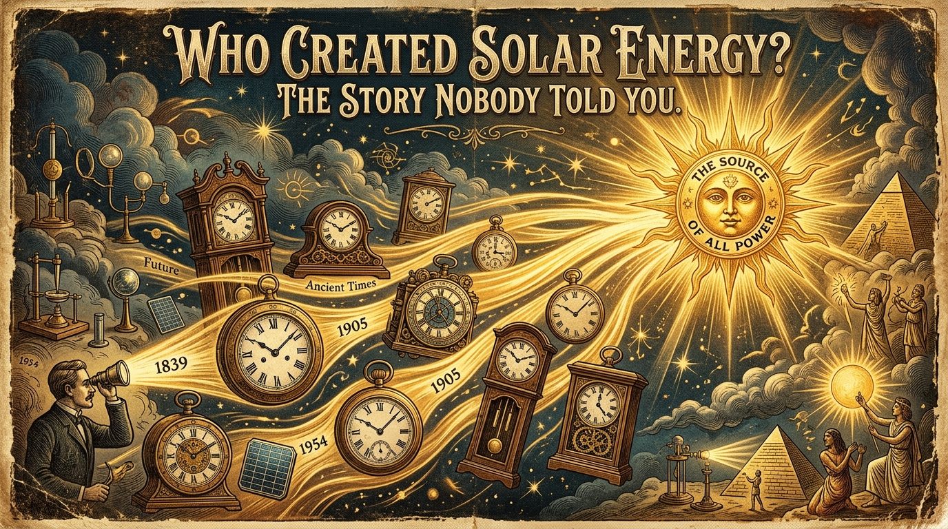 como surgiu a Energia Solar