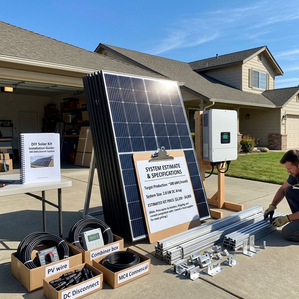 Kit Energia Solar 300 kWh/mês Valor