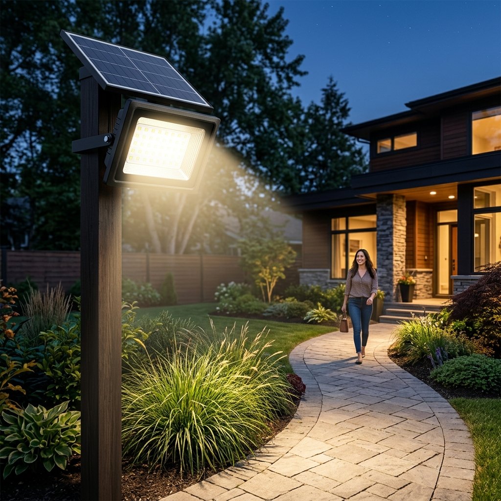 Refletor de LED por Energia Solar: Integrado vs. Remoto Qual Escolher